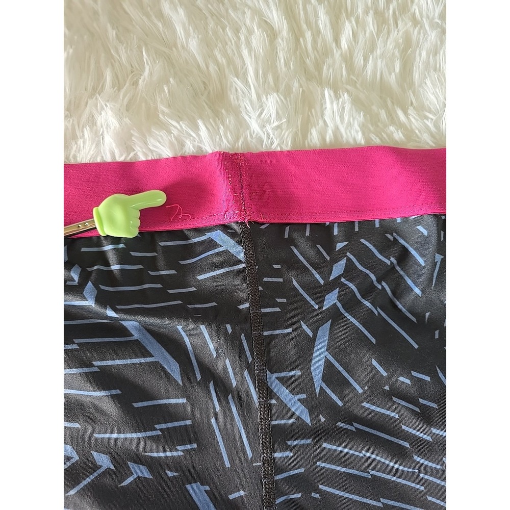 Nike Pro Dri Fit Womens Mid Rise Capri Multicolor Athletic Compression Pants S - Picture 4 of 9